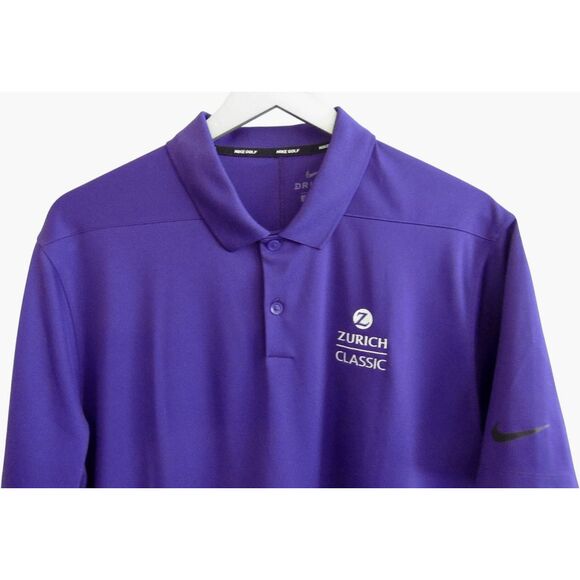 Nike Golf Shirt Zurich Classic TPC Louisiana Dri Fit Sz L - Picture 2 of 9